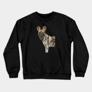 African Wild Dog Crewneck Sweatshirt